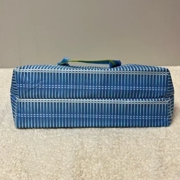 All For Color Insulated “Blue Rattan” Cooler Tote Bag - Picture 4 of 7